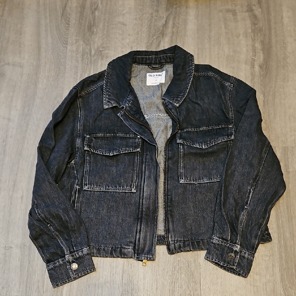 Old Navy Dark Wash Denim Jacket